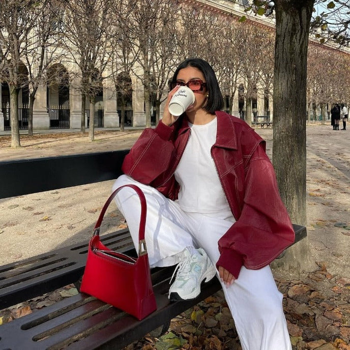 Oversized Red Jacket