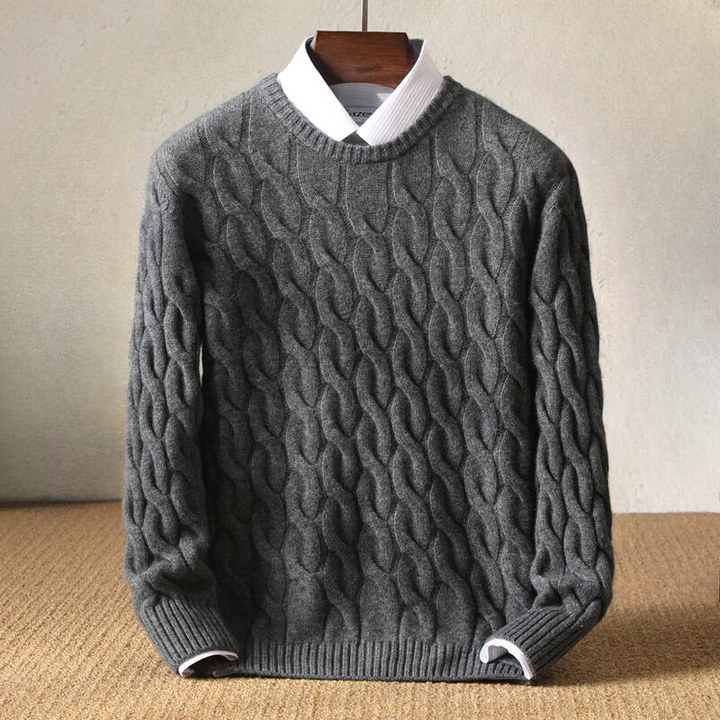 WILLIAM CABLE SWEATER