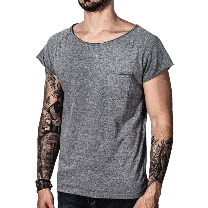 Men's Classic Casual Round Neck Bamboo Cotton Short Sleeve T-Shirt 56643892K