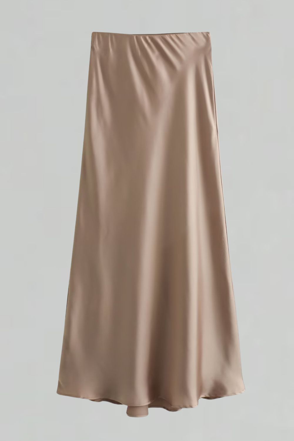 Alexandra Satin Midi Skirt