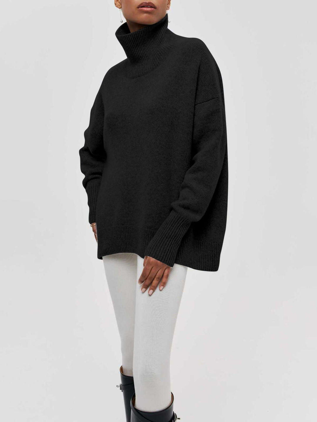 Cloudless Sky Turtleneck Oversized Sweater