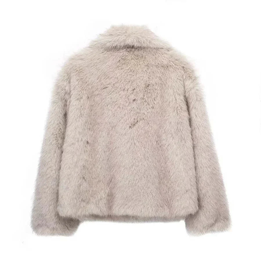 Sophia Luxe Faux Fur Coat