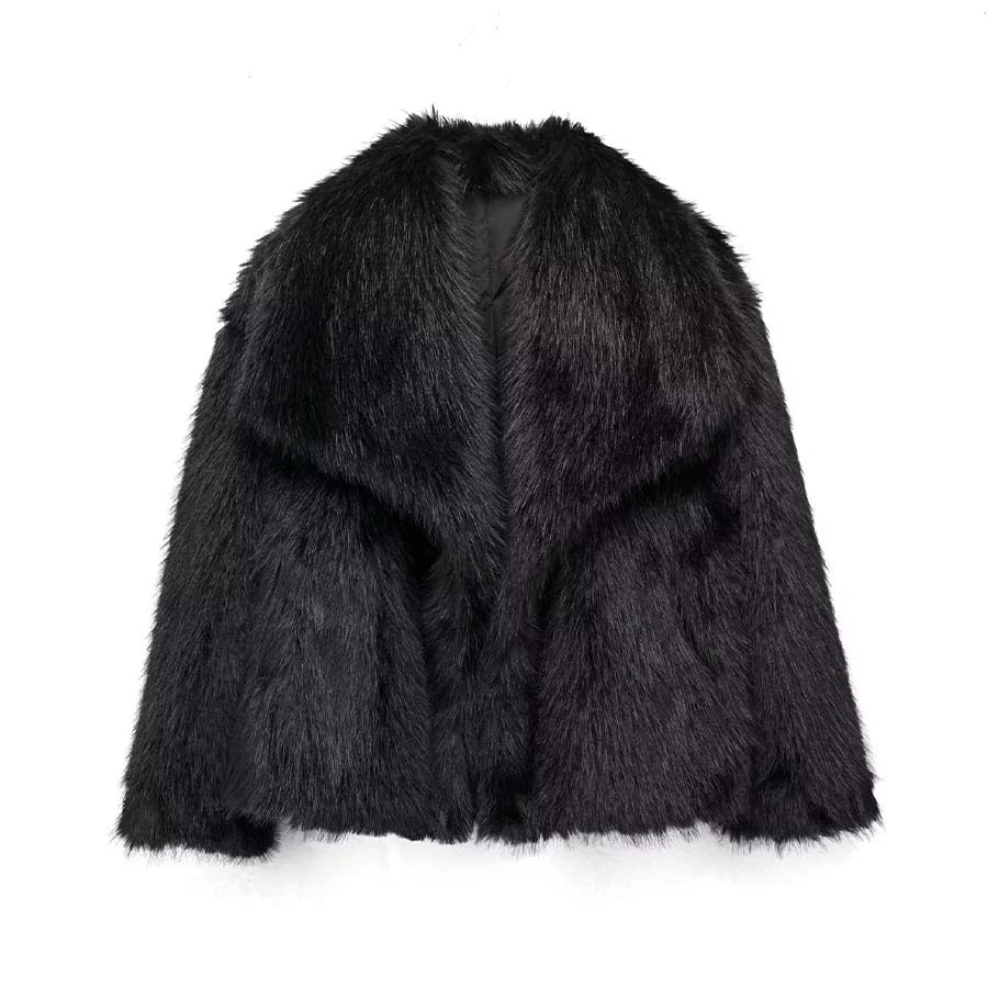 Sophia Luxe Faux Fur Coat