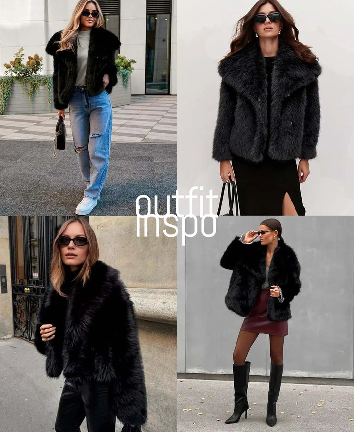 Sophia Luxe Faux Fur Coat