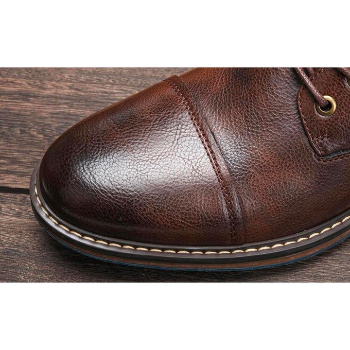 Brixton™ | Premium Handmade Leather Oxford Boots