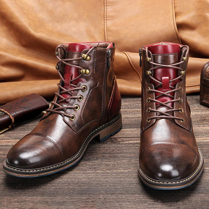 Brixton™ | Premium Handmade Leather Oxford Boots