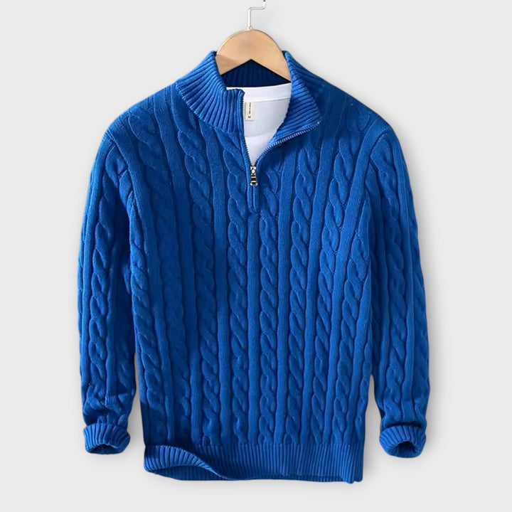 Luca™ | Elegant Half-Zip Sweater