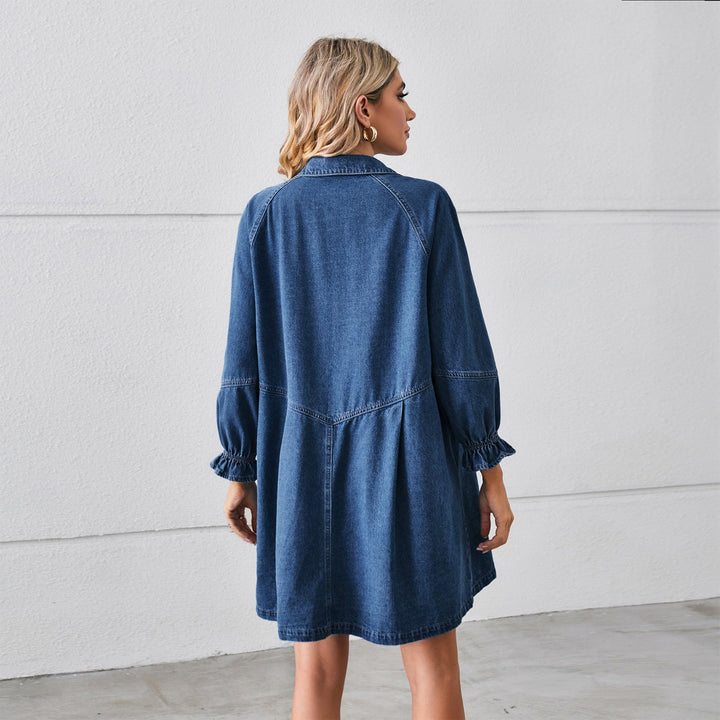 Denim Dream Puff Sleeve Dress