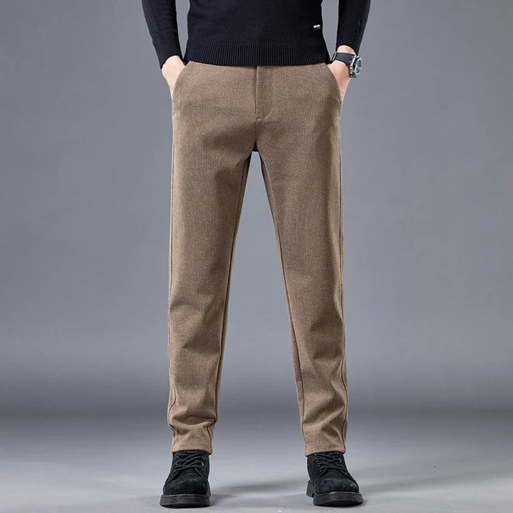 SLIM FIT WOOL PANTS