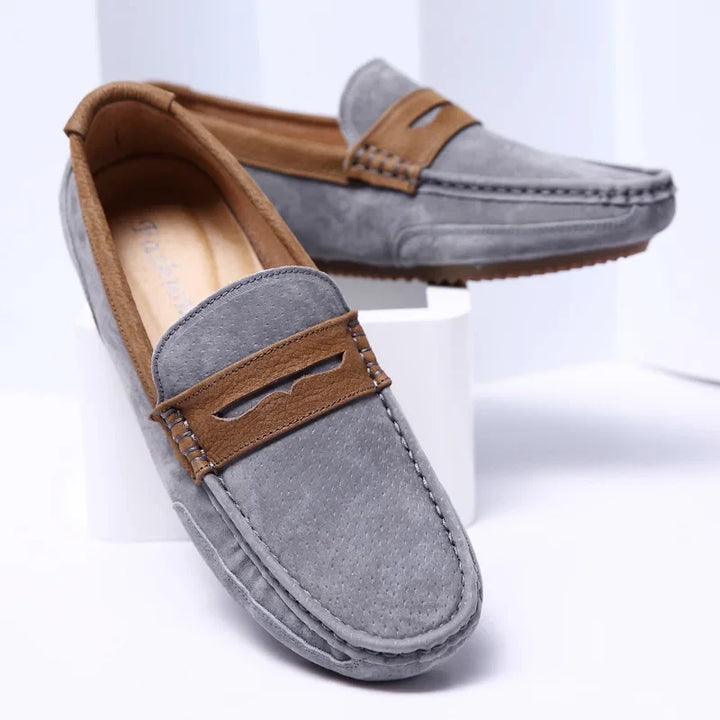 GENUINE SUEDE LOAFERS