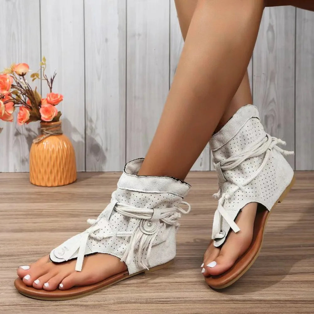 BILLIE | Fringe Accent Sandals