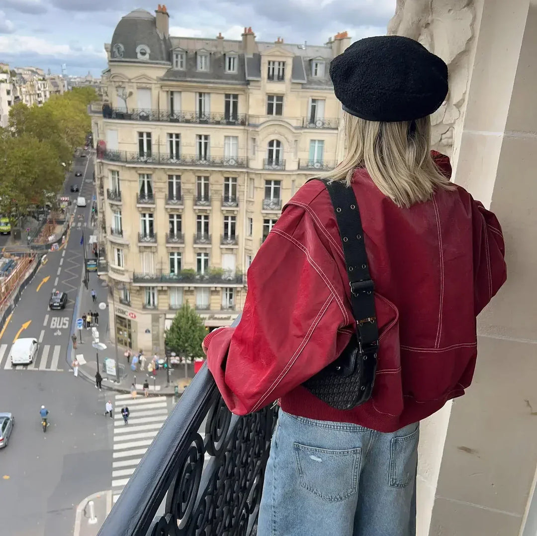 Oversized Red Jacket