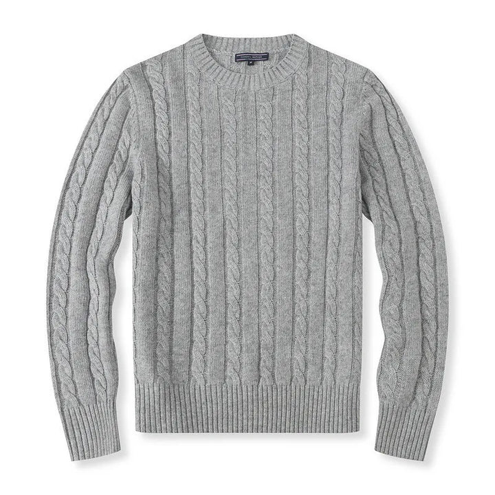 CABLE WOOL SWEATER