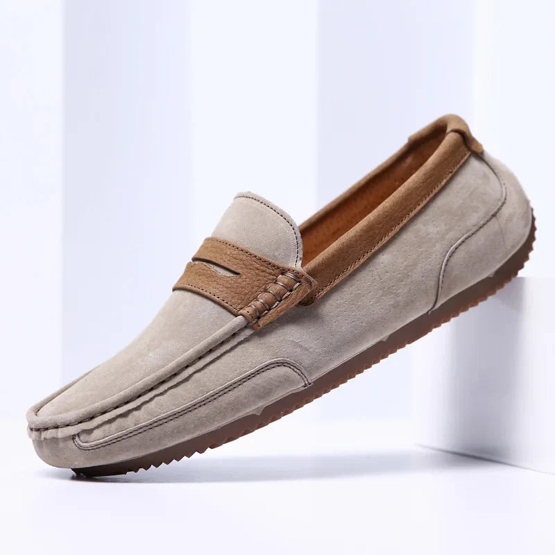 GENUINE SUEDE LOAFERS