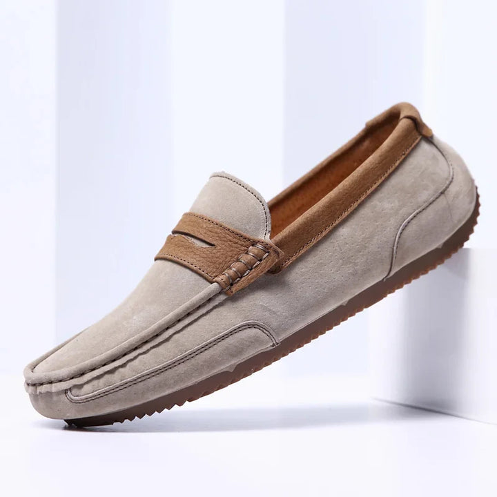 GENUINE SUEDE LOAFERS