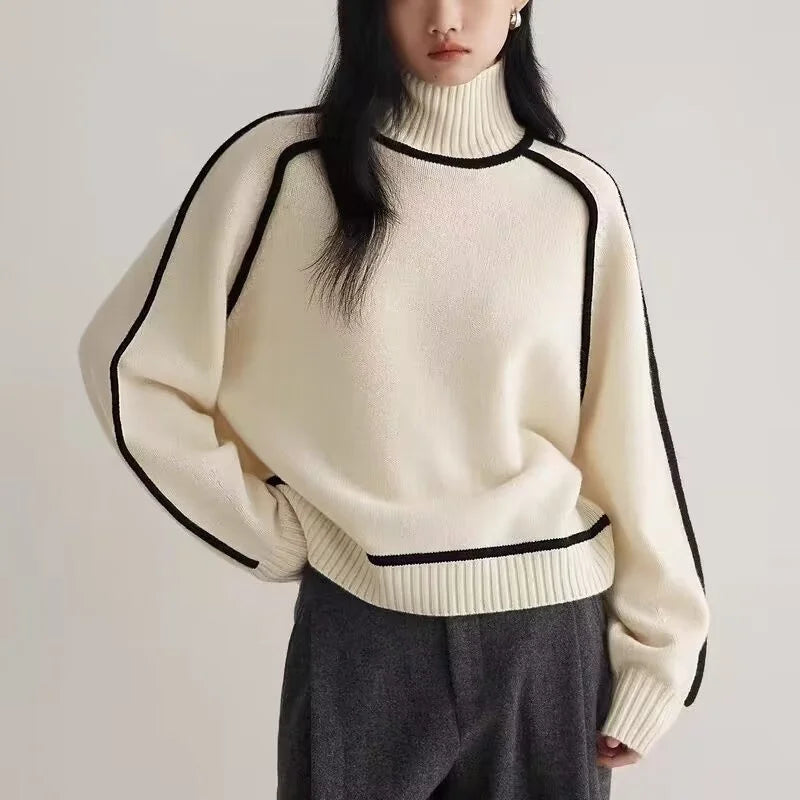 ÉLOSISE TRIM KNIT SWEATER