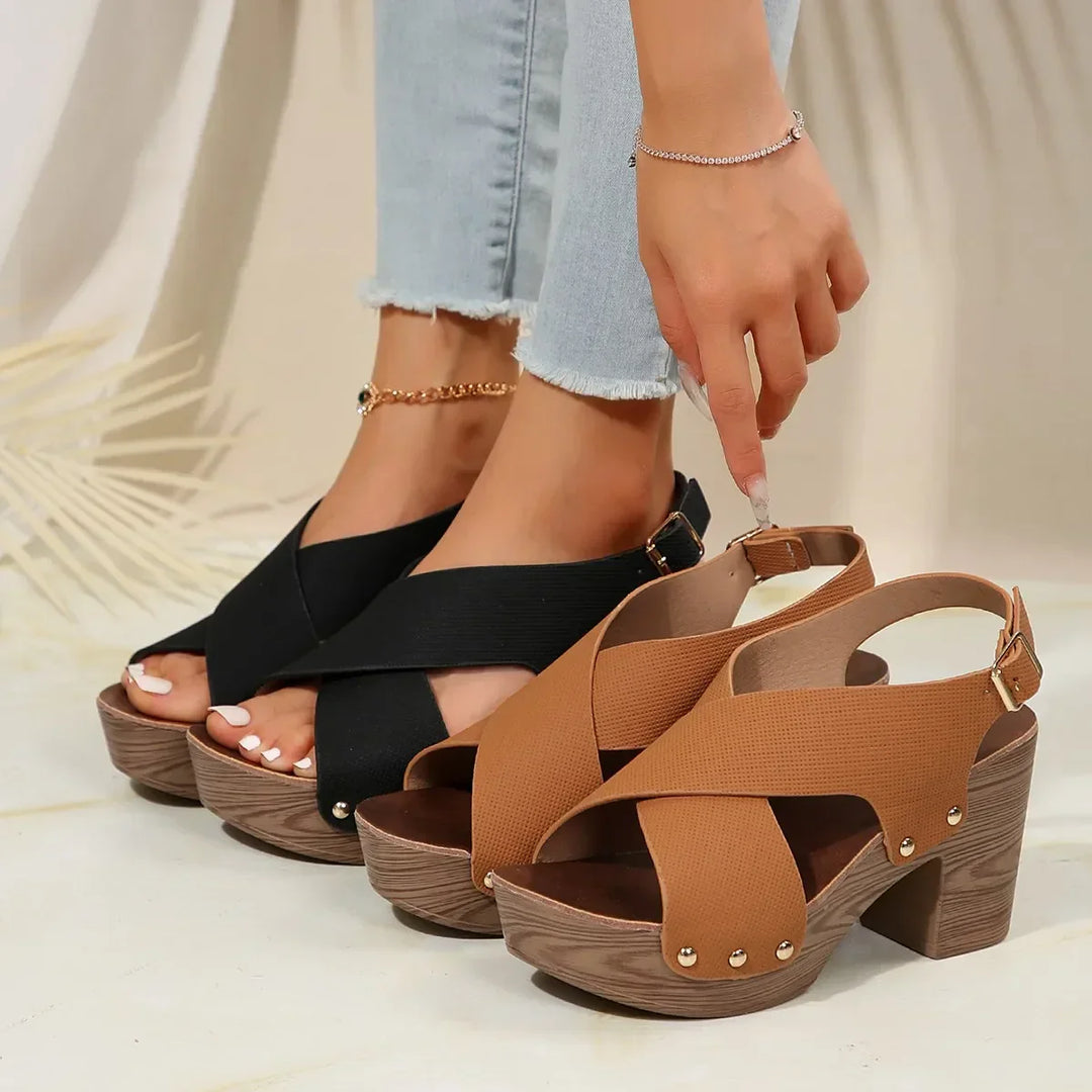 SHERY | Platform Heel Sandals