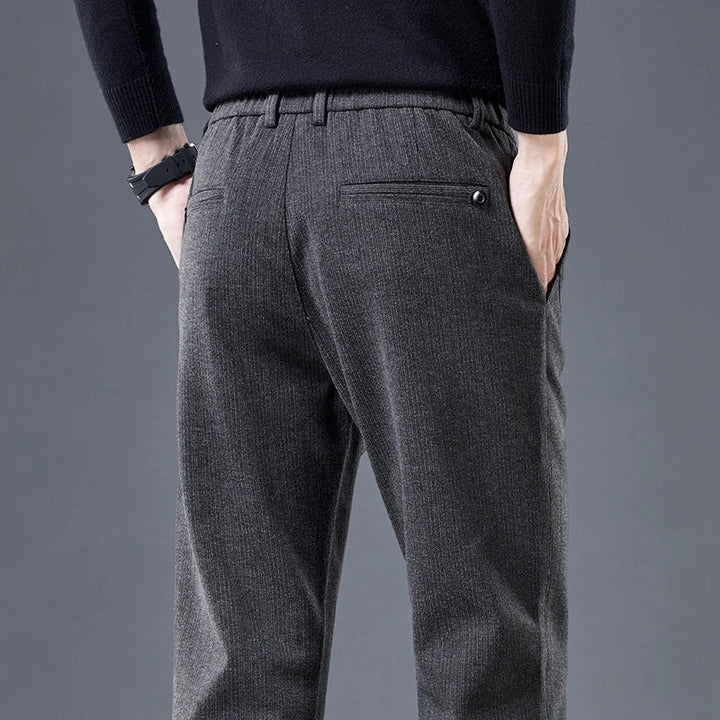 SLIM FIT WOOL PANTS