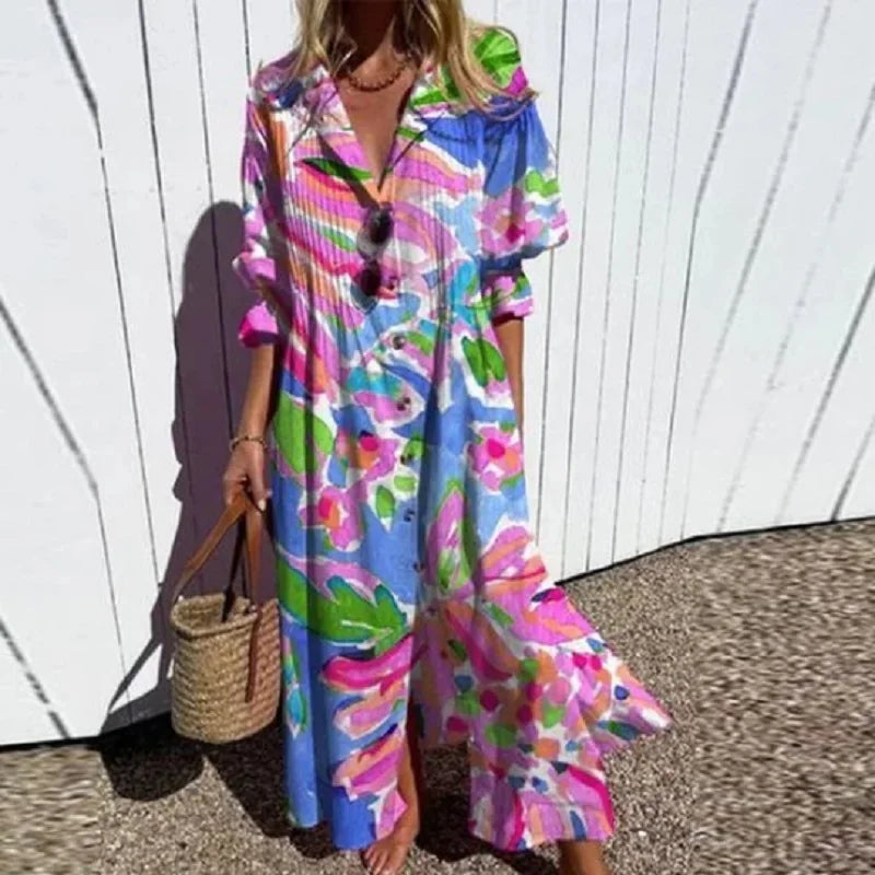 Emma - Flattering Boho Dress