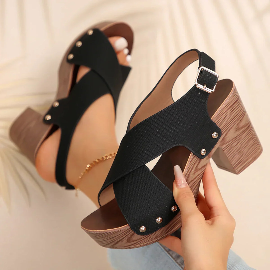 SHERY | Platform Heel Sandals