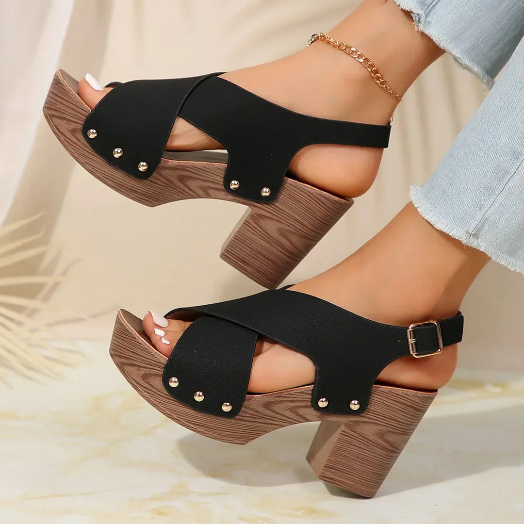 SHERY | Platform Heel Sandals