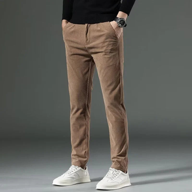 SLIM FIT CORUROY PANT