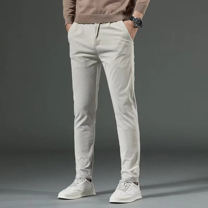 SLIM FIT CORUROY PANT