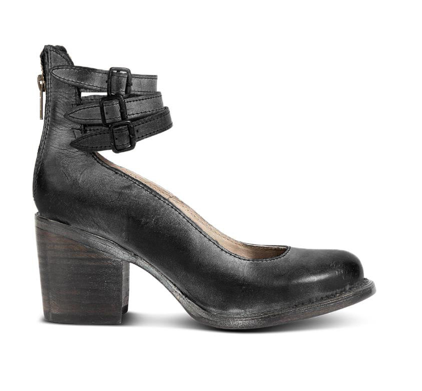 RINA | Strapped Block Heel Shoes