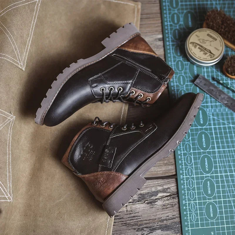 Hendrix™ | Men's British Style Leather Casual Boots