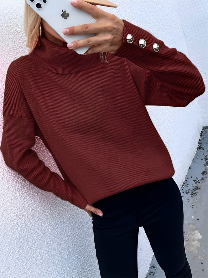 PEGGY - KNITTED TURTLENECK SWEATER