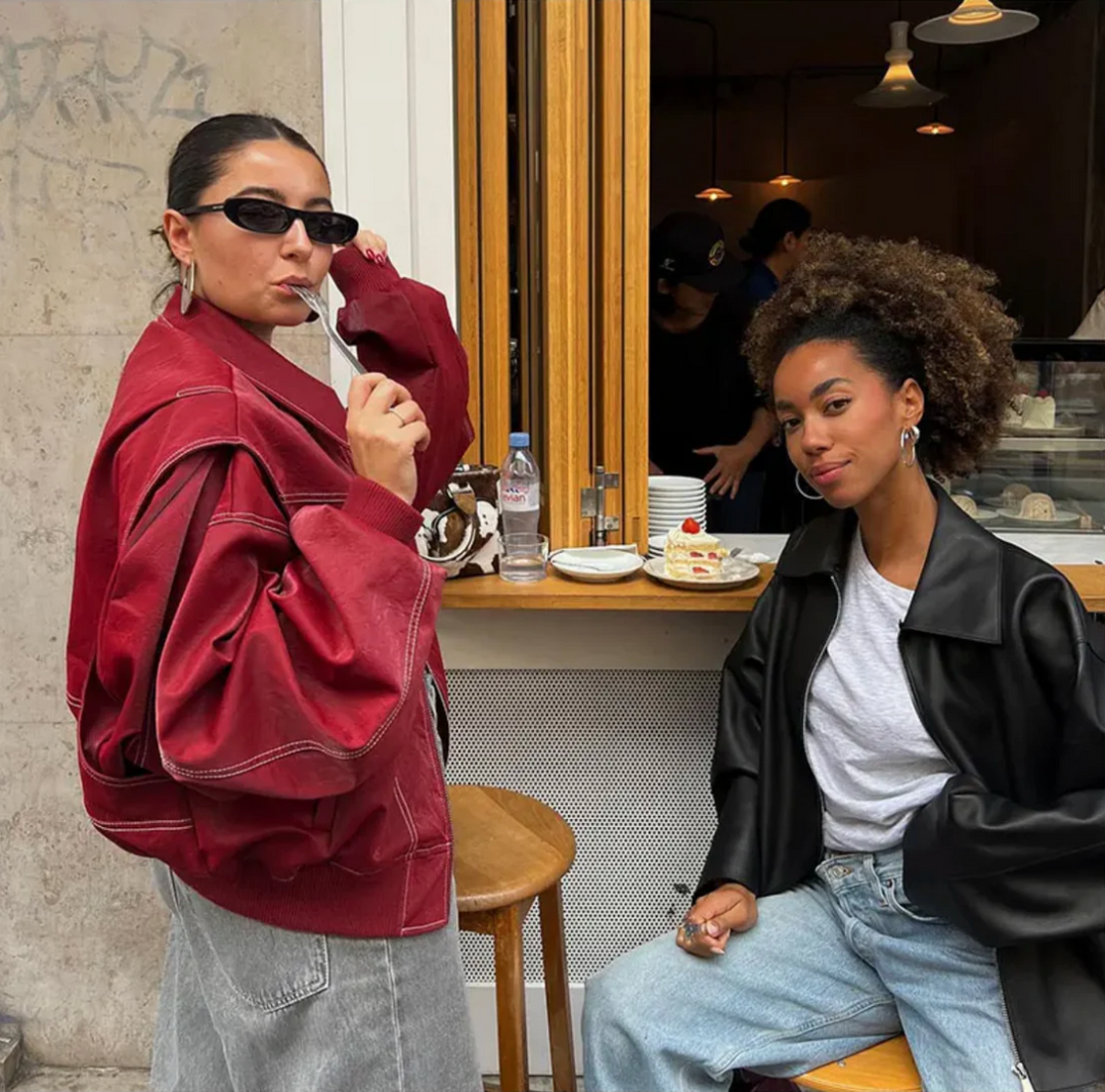 Oversized Red Jacket