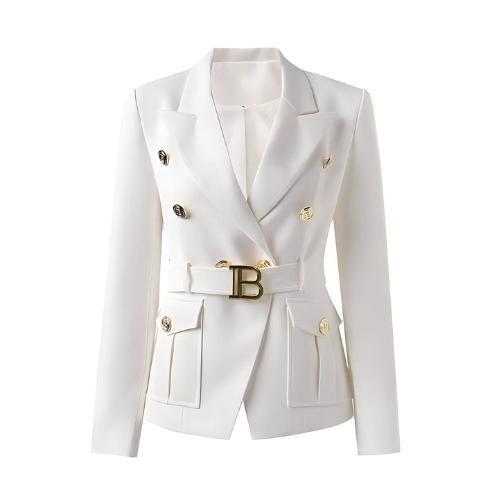 The Reggie Long Sleeve Belted Blazer