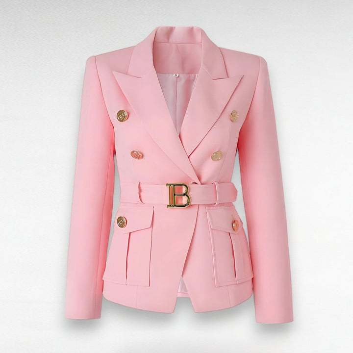 The Reggie Long Sleeve Belted Blazer