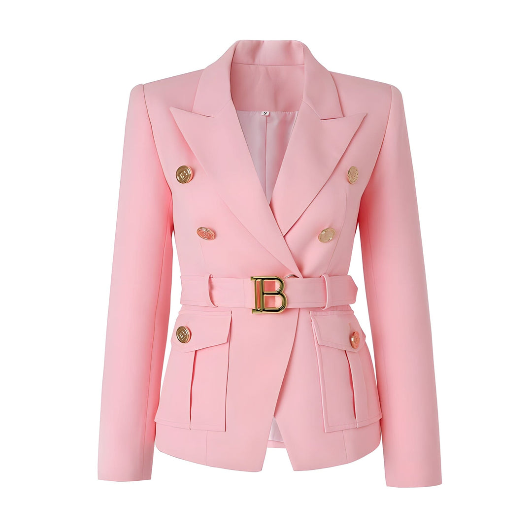 The Reggie Long Sleeve Belted Blazer