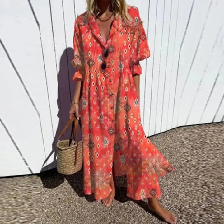 Emma - Flattering Boho Dress