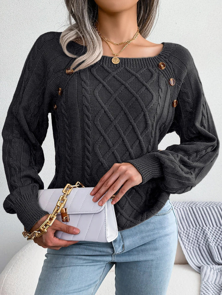 VERONA - Long Sleeve Knitted Sweater