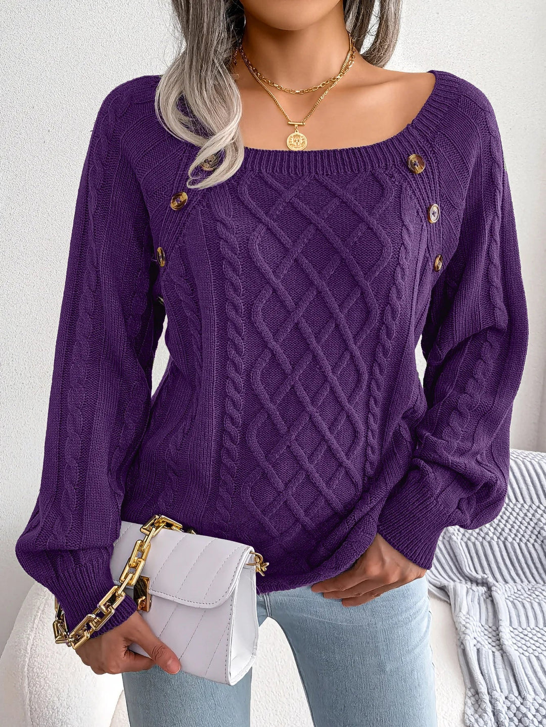 VERONA - Long Sleeve Knitted Sweater