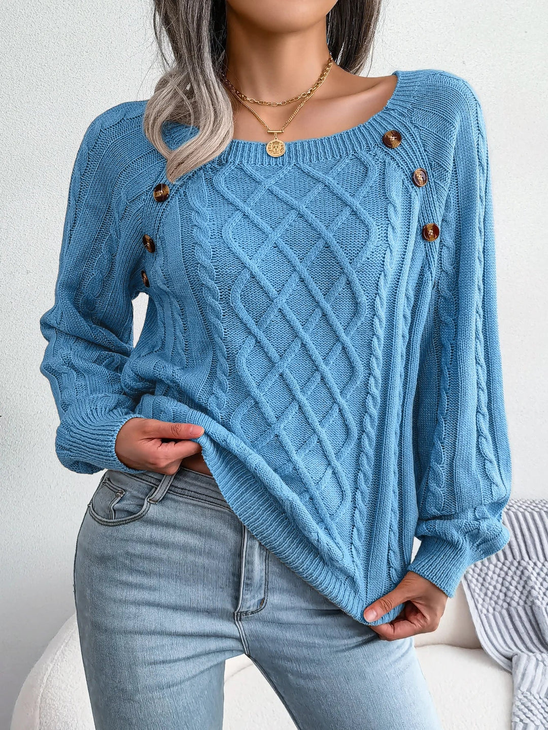 VERONA - Long Sleeve Knitted Sweater