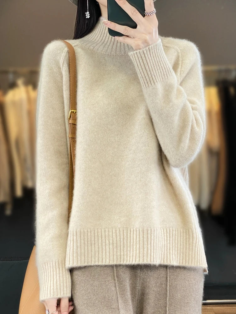 ATHENEA - CASHMERE TURTLENECK SWEATER