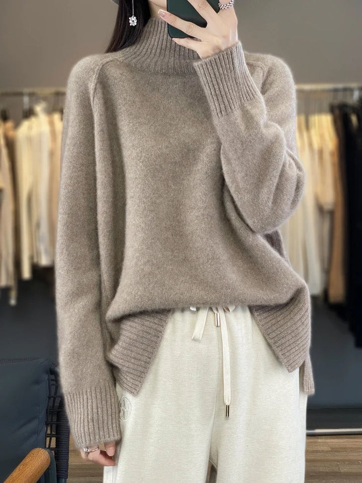 ATHENEA - CASHMERE TURTLENECK SWEATER