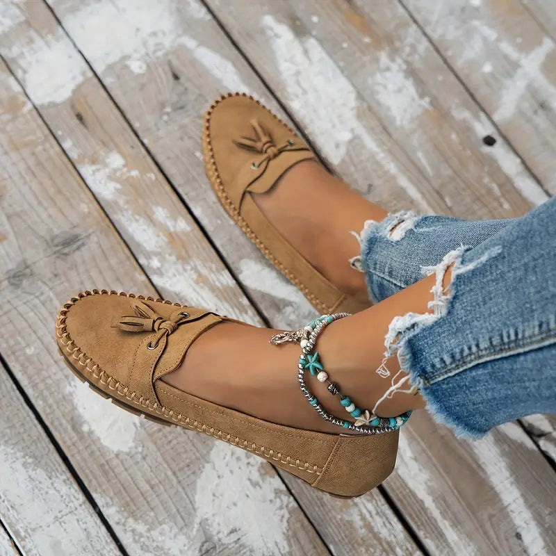 Comfortable Soft Moccasins in Women's Style