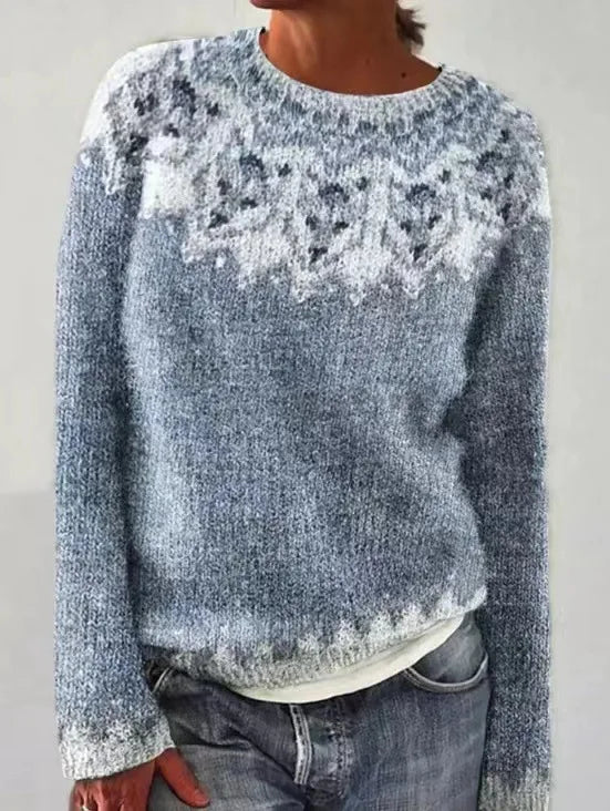 AMÉLIE - Cozy Knit Retro Sweater