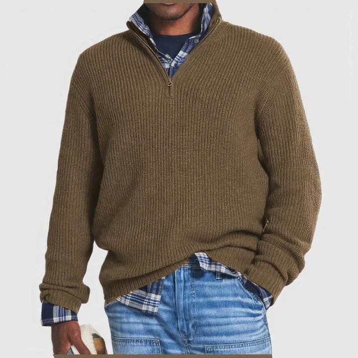 Darwin™ | Men's Knitted Zip Sweater