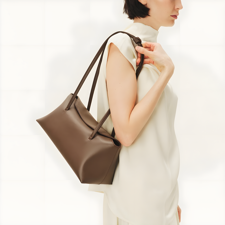 Chrysti Leather Shoulder Bag