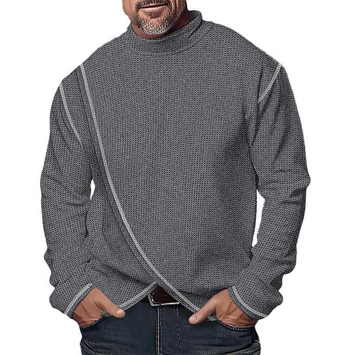 Men's Turtleneck Long Sleeve Pullover T-shirt 51665481X