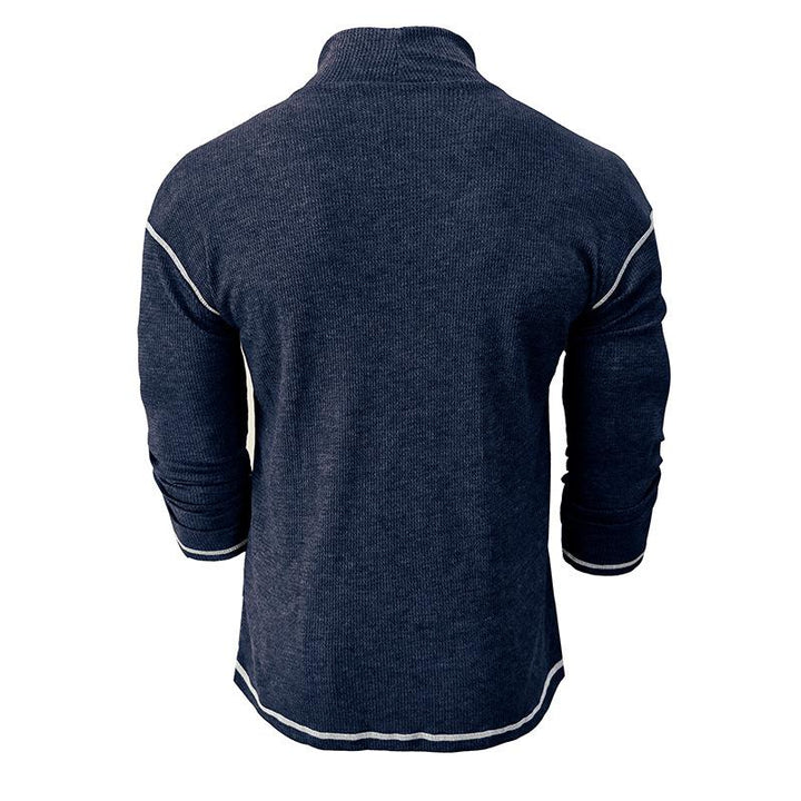 Men's Turtleneck Long Sleeve Pullover T-shirt 51665481X