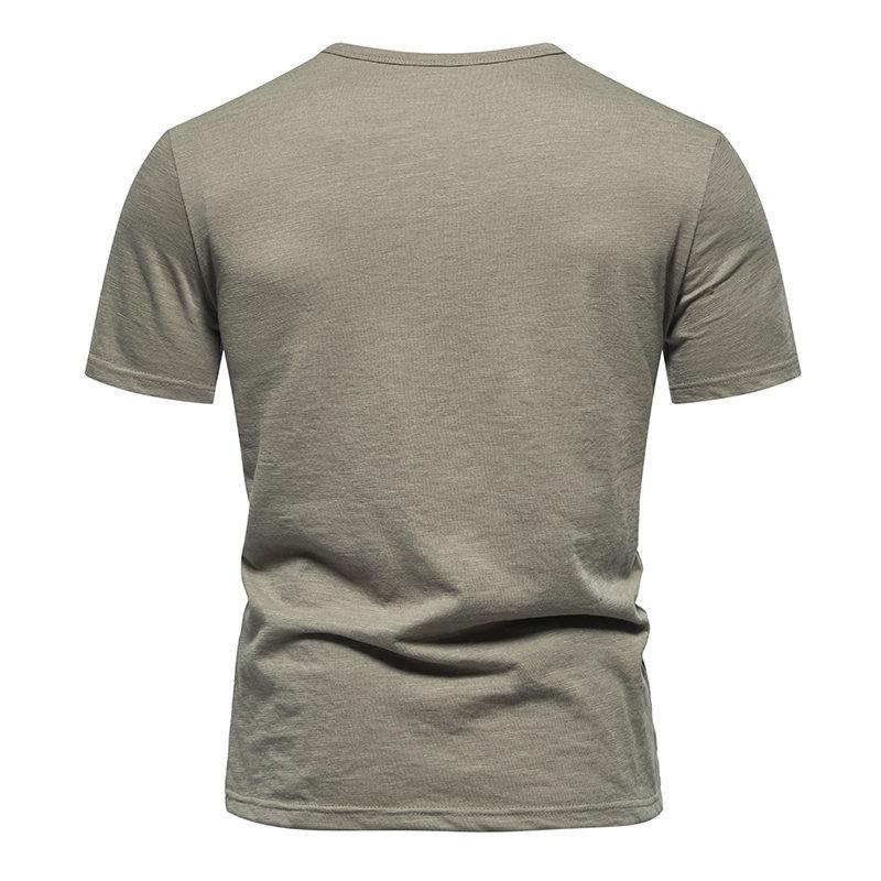 Men's Casual Bamboo Cotton V-Neck Short Sleeve T-Shirt 40233714X