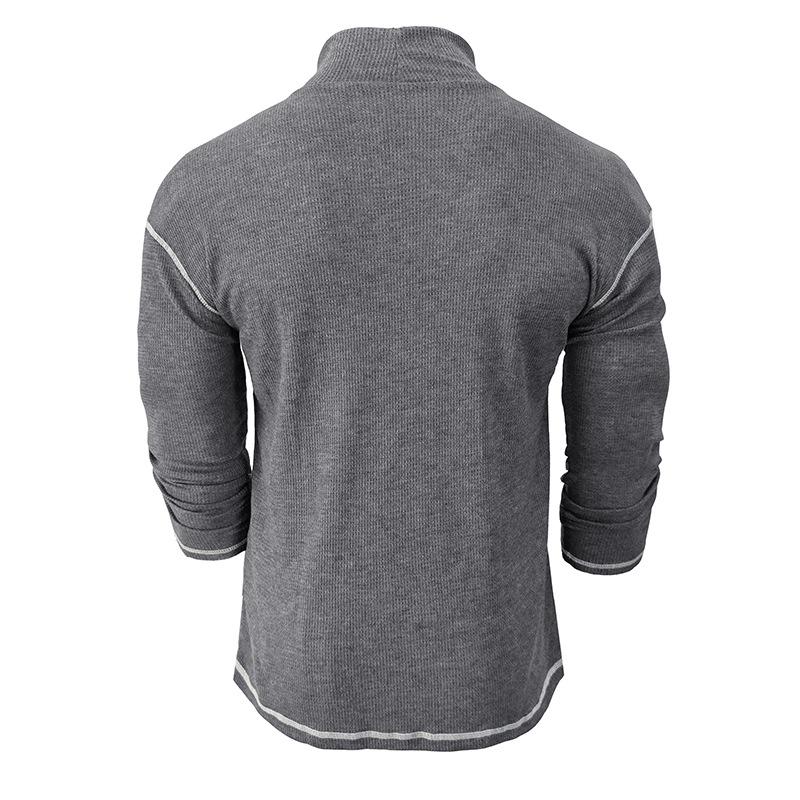 Men's Turtleneck Long Sleeve Pullover T-shirt 51665481X