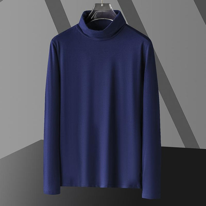 Men's Turtleneck Long Sleeve Solid T-shirt 71884440Z