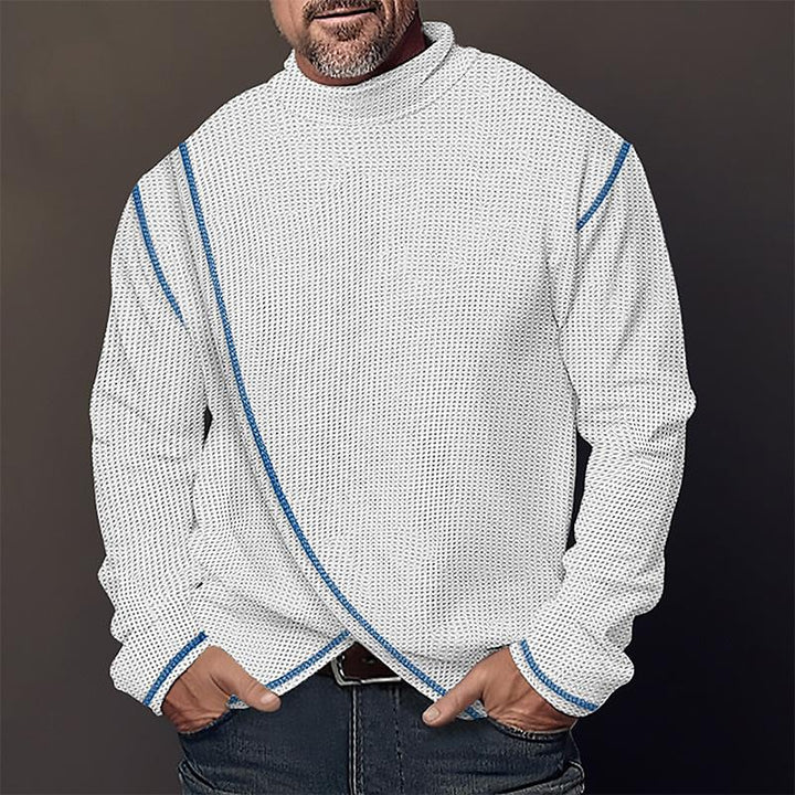 Men's Turtleneck Long Sleeve Pullover T-shirt 51665481X